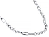 Sterling Silver 22 Inch Rolo Link With Toggle Closure Necklace