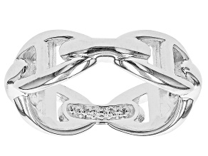 Sterling Silver Mariner Link Band Ring