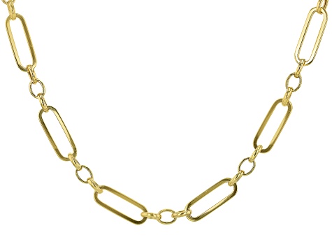 Gold Filled Paper Clip Chain Necklace – Melt'm Jewelry
