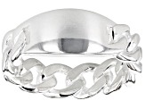 Sterling Silver ID Link Ring