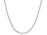 Rhodium Over Sterling Silver Singapore, Box, & Diamond-Cut Cable Set of 3 18 Inch Chains