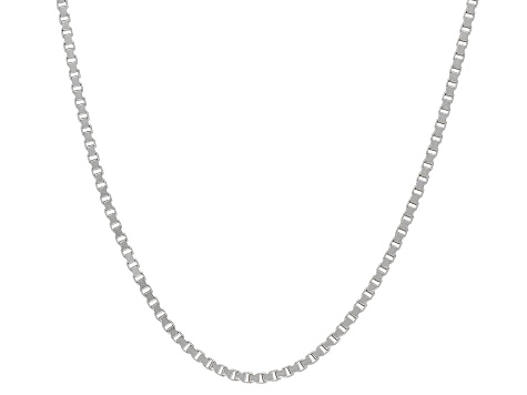 Rhodium Over Sterling Silver Singapore, Box, & Diamond-Cut Cable Set of 3 18 Inch Chains