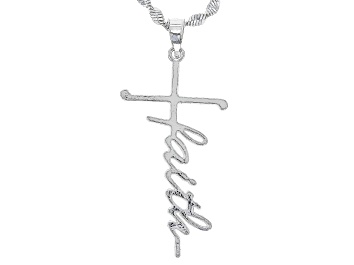 Picture of Sterling Silver Faith Cross Pendant