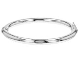 Sterling Silver 6mm Hinged Bangle