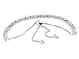 Sterling Silver Byzantine Link Bolo Bracelet