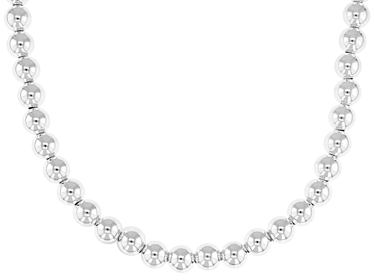 SEVEN STRAND BEADED NECKLACE WITH MAGNETIC CLOSURE