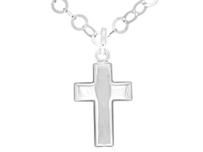 Sterling Silver Cross Pendant with Chain