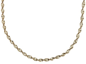 gold and silver twisted necklace