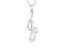 Script initial J Polished Sterling Silver Pendant With 18 inch Chain