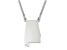 Sterling Silver Alabama Silhouette Center Station 18 inch Necklace