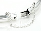 Sterling Silver Bangle Bracelet 7 inch 7mm