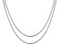 Sterling Silver Popcorn Chain Necklace Set 24, & 28 Inch