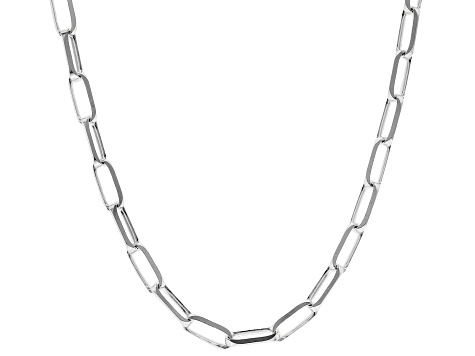 sterling silver chain link necklace