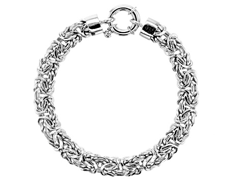 Sterling Silver Byzantine Bracelet 7 Inch - DOCT48 | JTV.com