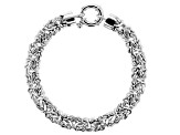 Sterling Silver Byzantine Bracelet 7 Inch