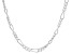 Sterling Silver 5.5MM Polished Figaro Chain Necklace 18 Inch