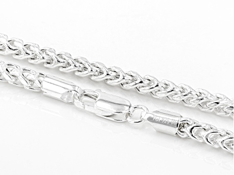 Sterling Silver 3.5MM Franco 20-Inch Chain