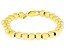 18K Yellow Gold Over Sterling Silver 8MM Bead Bracelet