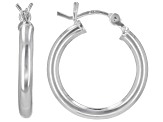 Sterling Silver Set of 3 12MM, 14MM, and 18MM Hoop Earrings