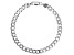 Sterling Silver Diamond-Cut 6MM Flat Curb Link 8.25 Inch Bracelet