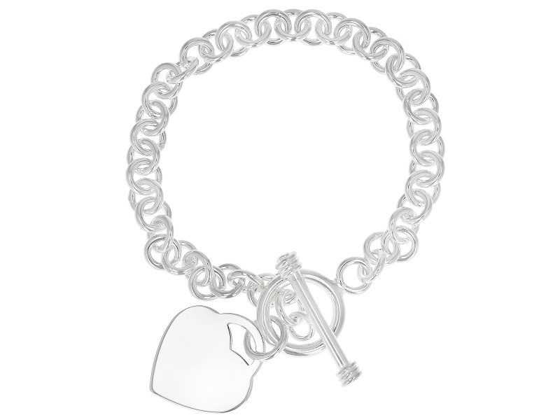 Sterling Silver 7MM Rolo Link Bracelet