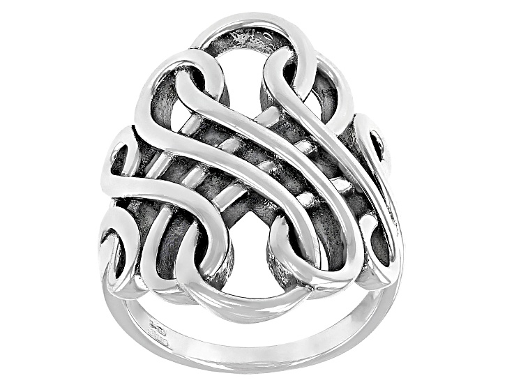 Sterling Silver Swirl Ring