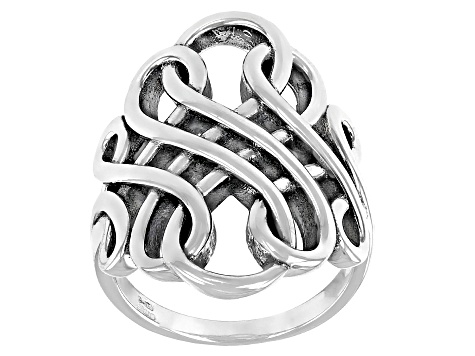 Sterling Silver Swirl Ring