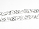 Sterling Silver 7MM Byzantine Chain