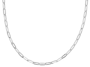 Sterling Silver 3MM Paperclip Chain