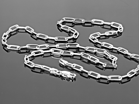 Sterling Silver 3MM Paperclip Chain 