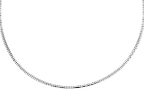 Sterling Silver 3MM Omega Chain