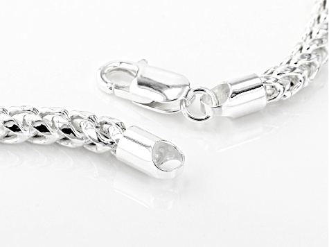Sterling Silver 4MM Franco Link Bracelet