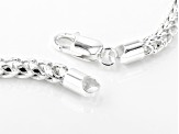 Sterling Silver 4MM Franco Link Bracelet