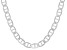 Sterling Silver 4.4MM Flat Mariner 20 Inch Chain