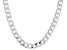 Sterling Silver 4MM Diamond-Cut Curb 18 Inch Chain