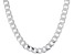 Sterling Silver 4MM Diamond-Cut Curb 20 Inch Chain