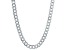 Sterling Silver 7.1MM Diamond-Cut Curb 18 Inch Chain