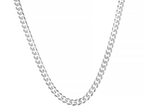Sterling Silver 6MM Cuban 22 Inch Chain