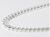 Sterling Silver 6MM Cuban 22 Inch Chain