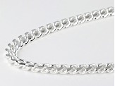 Sterling Silver 6MM Cuban 24 Inch Chain