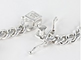 Sterling Silver 6MM Cuban 24 Inch Chain