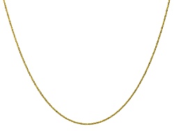 10k Yellow Gold 2.4mm Flat Mariner Chain 20 inch