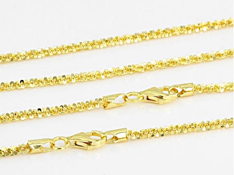 20, 24, & 30 Sterling Silver Chains | Multiple Styles Available 24 / Diamond Cut Rolo Chain