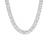 Sterling Silver 9MM Byzantine Chain