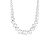 Sterling Silver Graduated Bead 18 Inch Necklace