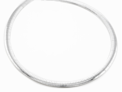Sterling silver omega necklace 20 inch Clearance