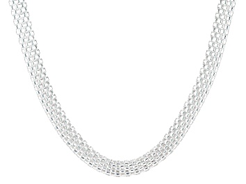 Picture of Sterling Silver Square Popcorn 20 Inch Chain
