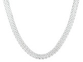 Sterling Silver Square Popcorn 20 Inch Chain