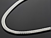 Sterling Silver Square Popcorn 20 Inch Chain