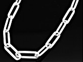 Sterling Silver 5.9mm Paperclip 18 Inch Chain